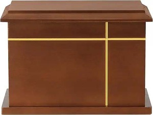 Urnas de cremación de madera modernas hechas a mano de estilo americano, urnas funerarias decorativas para hombres y mujeres - Product Image 2