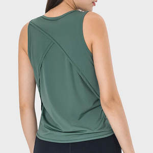 Camiseta sin mangas de gimnasio para mujer Ropa de fitness de punto transpirable cómoda Estilo hip hop Ropa activa ¡Stock bajo! - Product Image 6