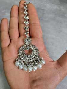 ชุดสร้อยคอชุบราจวดีดีไซน์สวยสแตนเลสเซอร์คอนสำหรับงานแต่งงานงานหมั้นสไตล์แฟนซีสไตล์โบราณ - Product Image 5