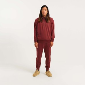 Vente en gros d'usine Logo personnalisé col montant demi-fermeture éclair Pull en coton pour hommes pull surdimensionné sweat à capuche - Product Image 2
