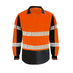 Camisa de Seguridad Reflectante de Alta Visibilidad con Mangas Largas, Unisex, de Poliéster, Personalizada, para Uso en Exteriores, Suministro OEM - Product Image 3