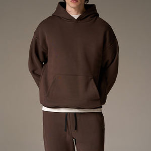 Survêtement décontracté à capuche pour homme, élégant, coupe oversize, 100 % coton, écologique, séchage rapide, respirant, confortable, haute qualité, facile à porter - Product Image 3