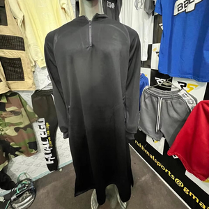 เสื้อฮู้ดผ้าฝ้ายหนาสำหรับผู้ชายเสื้อฮู้ดแบบสวมหัวโอเวอร์ไซส์วินเทจเปิดไหล่ตกโลโก้ตามสั่ง - Product Image 1