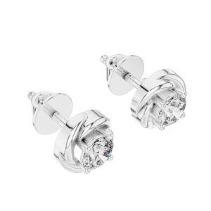 Boucles d'oreilles en diamant CVD EF VVS-VS de 0,4782 CT créées en laboratoire, élégantes en or 18 carats, 14 carats, 10 carats et argent 925, moissanite, rose, jaune - Product Image 6