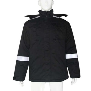 Construction Worker Winter Jacket <b>Reflective</b> High Visibility Design Durable Waterproof Workwear Multiple Pockets for Road Safety - Product Image 1