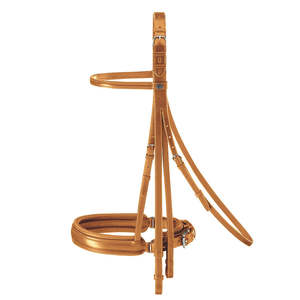 Niche anatomique pour cheval Multi-Bridle Bitted Bitless Poll Relief Two Brow Band Confortable Headstall Logo personnalisé imprimé - Product Image 4