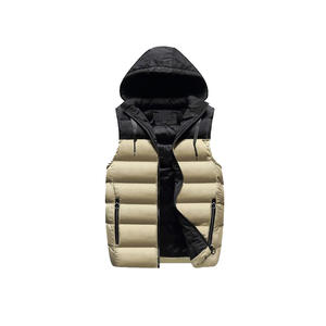 Customized Men's Winter <b>Denim</b> Puffer <b>Jacket</b> Stand Collar High Quality Regular Sleeves Breathable Windproof Quick Dry Polyester - Product Image 6