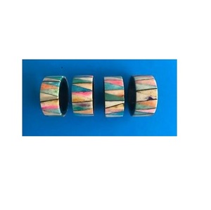 Accueil Cuisine et table Rond de serviette en incrustation d'os Prix de gros Porte-serviettes personnalisé de haute qualité Porte-serviettes de forme ronde - Product Image 1