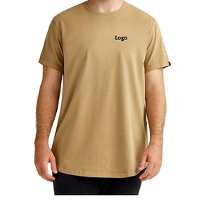 เสื้อยืดสำหรับผู้ชายเสื้อยืดคอตตอน100% เปล่าคุณภาพสูงเสื้อยืดขนาดพลัสไซส์ออกแบบได้ตามที่ต้องการ - Product Image 6