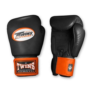 Twins Professional Custom Made Logo Professional Boxing <b>Gloves</b> Leather Adjustable for Strap Universal Fit Training MMA Boxing - Product Image 4