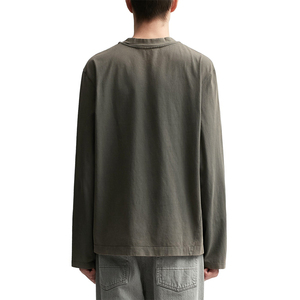 Sweat à capuche en polaire d'hiver pour hommes avec logo personnalisé en gros-Couleur unie à manches longues 100% coton anti-rides - Product Image 4