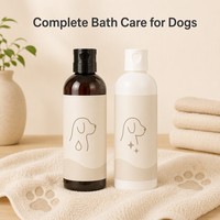 Ensemble shampoing et après-shampoing pour chien, nettoyage en profondeur, parfum neutre, soin bain pour animaux, marque privée OEM ODM