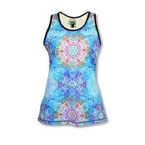 Ropa Deportiva ÚNICA al por Mayor, Top Corto Holgado para Mujer, Camisetas sin Mangas para Fitness, Suaves, Casuales, Transpirables, de Algodón Orgánico, con Logotipo OEM - Product Image 3