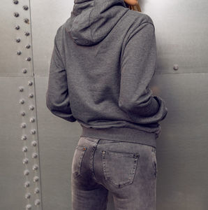 Sudaderas con capucha personalizadas de invierno 2025 para mujer Fitness de secado rápido Material de algodón transpirable sudaderas con capucha de manga larga al por mayor personalizadas - Product Image 6