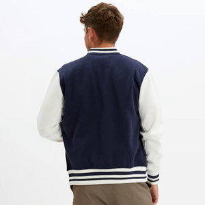 Wholesale College <b>Baseball</b> Canvas Sleeves Wool Bomber Varsity Jacket for Men Custom Chenille Patch Logo OEM Service Winter - Product Image 5