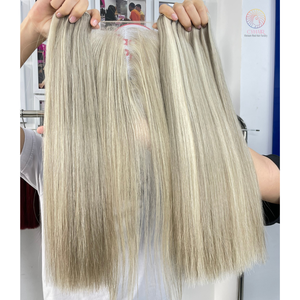 DD Extensions de Cheveux Humains Raides Naturels Ombre Couleur Donneur Unique Cheveux Bruts Double Dessiné Origine Usine Vietnamienne - Product Image 5