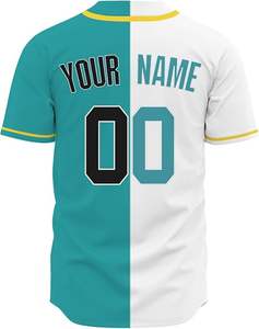 Maillots de baseball 100% polyester de haute qualité les plus populaires pour 2025 broderie personnalisée respirant séchage rapide softball pour hommes - Product Image 2