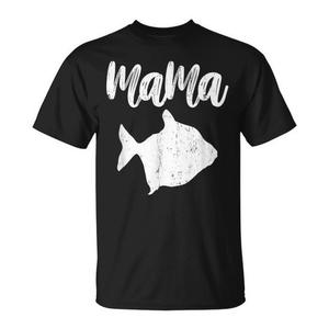 T-shirt vintage da mamma con stampa Mama Silver Dollar Fish - Product Image 1