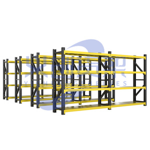 500 ק "ג זווית מרופדת מדף פלדה חובה בינוני מתכת ידידותי לסביבה חומרים למחזר מחסן תעשייתי מתלה - Product Image 1