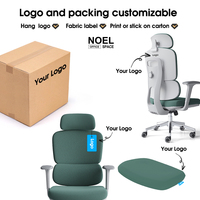 Chaise de bureau ergonomique moderne pour la maison, chaise d'apprentissage en maille pour e-sport, accoudoirs réglables en hauteur, base en acier inoxydable