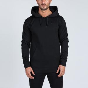 Sudadera con capucha para hombre Casual manga larga Terry cremallera cordón entrenamiento con bolsillo 100% algodón estampado de invierno - Product Image 2
