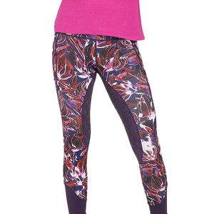 กางเกงขี่ม้าสำหรับผู้หญิงกางเกงแบบเต็มตัวทำจากซิลิโคนพิมพ์ลายดิจิตอลแบบกระเป๋าสำหรับขี่ม้า - Product Image 4