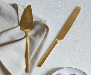 ที่ตักเค้กโลหะ ดีไซน์ใหม่ ชุดช้อนส้อมโลหะทำมือ ราคาขายส่ง ดีไซน์ใหม่ ที่ตักเค้กโลหะ - Product Image 3