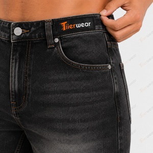 Pantalones Cortos de Mezclilla Personalizados para Hombre al por Mayor, de Cintura Alta, Rotos y Desgastados, Casuales de Verano, de Algodón Elástico Premium - Product Image 6