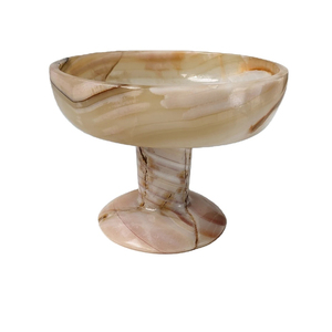 Bol à fruits sculpté en onyx naturel, ensemble de fruits en pierre sculpté à la main, assiette à fruits en marbre - Product Image 4