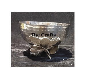 Elegante Tazón para Servir Ensaladas de Diseño Clásico Pulido en Acero Inoxidable, Tazón para Chocolate con Soporte de Aluminio a Buen Precio - Product Image 6