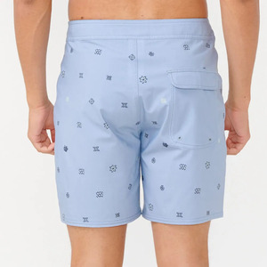 Shorts de bain pour hommes personnalisés, boardshorts, dernier design, shorts de plage recyclés avec style décontracté, méthode de tissage, impression par sublimation - Product Image 2