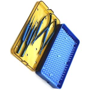 Instrument chirurgical de base micro titane ensemble d'instruments chirurgicaux micro ophtalmiques porte-aiguille ciseaux pince à épiler Par Zuol - Product Image 3