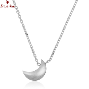 Collar liso de Plata de Ley 925 de moda con diseño simple para compromiso o fiesta - Product Image 4