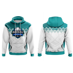 Sudadera con Capucha de Béisbol Unisex al por Mayor de Alta Calidad, 100% Poliéster, Logotipo Personalizado, Bordado 3D, Estampado, Ropa de Abrigo para Otoño e Invierno - Product Image 3