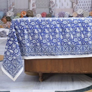 Sábanas de Lujo Modernas Estampadas a Mano 100% Algodón para Camas King y Queen, Tela Suave Ecológica para Uso en el Hogar y Hoteles - Product Image 1