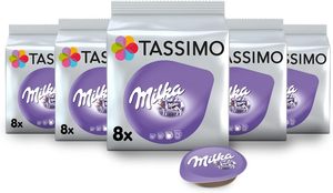 Cápsulas de Chocolate Caliente Tassimo Milka x8 (Paquete de 5, Total 40 Bebidas) - Product Image 3