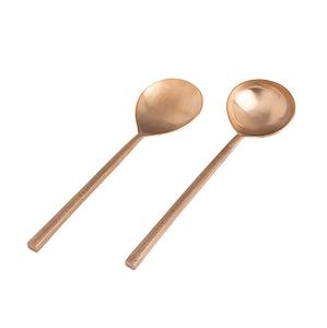 Best Quality Metal Server Cutlery Set Glossy Bronze Finishing Luxury Cutlery Set of 2 Pcs for Tableware Decoration - Product Image 5