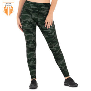 Women's High Waist Quick Dry Gym <b>Leggings</b> Custom Made Camouflage Printing Yoga Compression Pants <b>Knitted</b> Fabric - Product Image 4