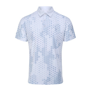 เสื้อโปโลผ้าฝ้าย100% สำหรับผู้ชายลายพลัสไซส์ - Product Image 5