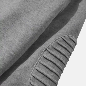 Sudadera con capucha de manga larga de alta calidad para hombre, estilo térmico cómodo de invierno, de talla grande, teñido liso con serigrafía - Product Image 6
