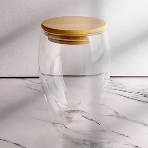 Bicchiere Personalizzato Sanseveria a Doppia Parete in Vetro Premium - Product Image 2