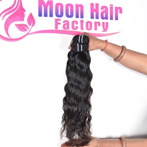 Paquete de cabello humano natural alineado con cutícula 100%, venta al por mayor en fábrica, extensiones de cabello natural de proveedor indio a la venta por exportación - Product Image 2