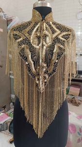 Offre Spéciale élégants châles perlés à la main pour Wea formel et culturel de mariée pour les mariages et les soirées disponibles à la vente - Product Image 6