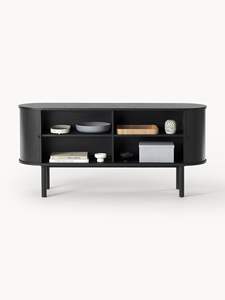 Modern Style Wooden <b>Sideboard</b> Black Color Finish for Indoor Home Living Furniture - Product Image 5