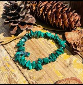 Meilleure Qualité Naturel Vert Malachite Chips Bracelets De Guérison Pierre De Cristal Poli Bracelets D'amour Pour Cadeau Décorer - Product Image 5
