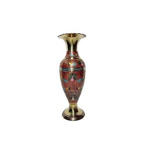 Vase à fleurs en laiton de haute qualité avec gravure or fini pour la décoration intérieure Vase à fleurs décoratif de Table - Product Image 6