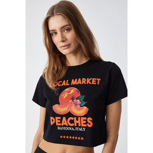 T-shirt oversize à col rond pour femme ETHIQUET BELVETH - Product Image 1