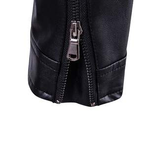 Produit le plus vendu Veste supérieure en cuir Meilleures vestes en cuir minces d'hiver pour hommes Veste en cuir de conception personnalisée - Product Image 6