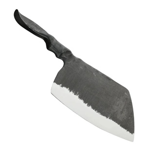 Couteau de chef personnalisé fait main en acier au carbone de 10 pouces avec étui en cuir unique, manche élégant, personnalisable, pris en charge - Product Image 4