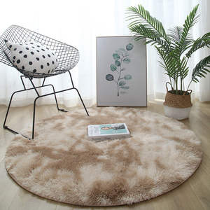 Tapis moderne personnalisé en soie et laine, à poils de 5-6 mm, couleur unie, tufté, pour un confort douillet au chevet et une sensation de chaleur à la maison - Product Image 4
